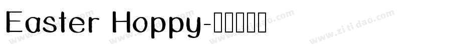 Easter Hoppy字体转换